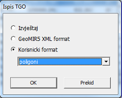 Ispis TGO