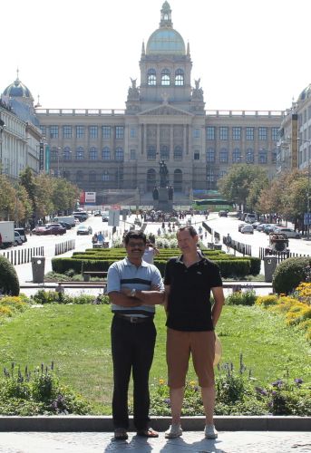 Prag, Murali Krishna Mutyala i Miroslav Mareković